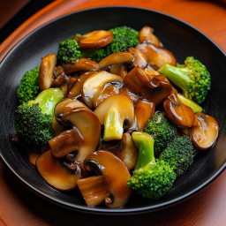 Stir-Fried Broccoli with Mushrooms&nbsp;(Vegan)