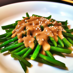 Green Beans with Sesame Paste Dressing&nbsp;(Vegan)